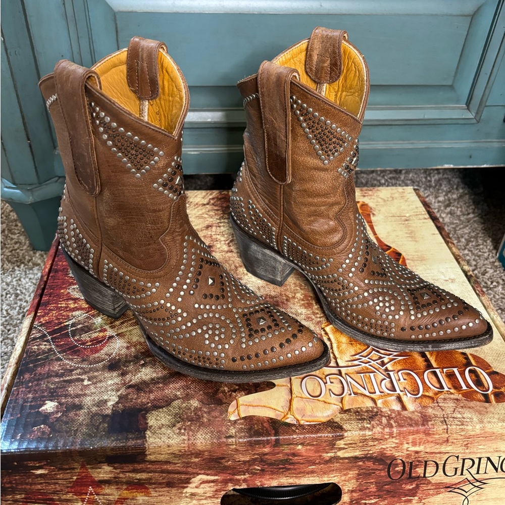 Old Gringo Varicela 8” boot brown size 7